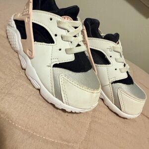 Nike Kids Shoes in White, Black, and Pink